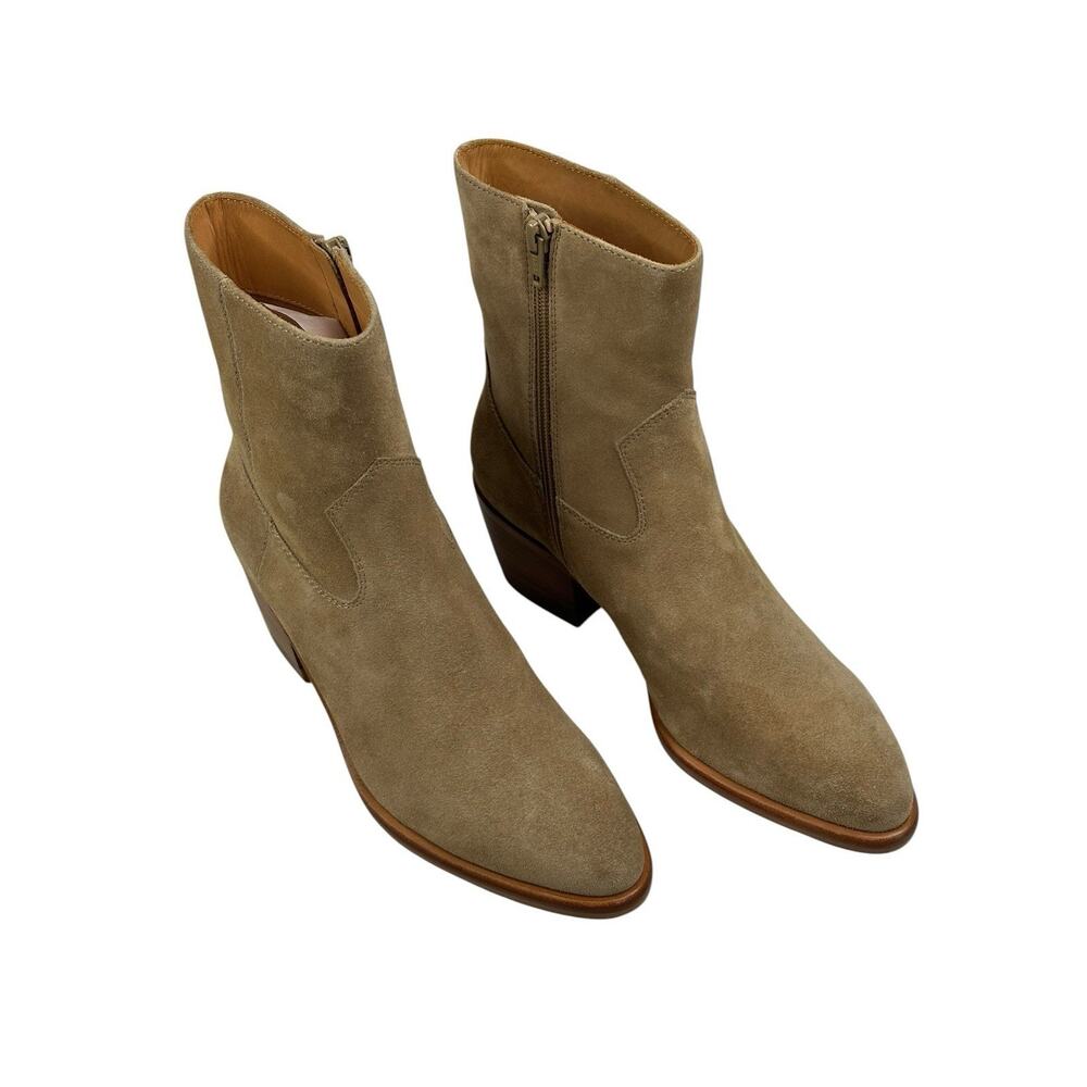 Rag & Bone Miriam Bootie Camel Sand Suede Womens Size US 7 EU 37 New $498